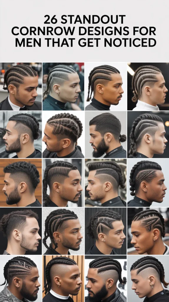 26 Standout Cornrow Designs for Men That Get Noticed