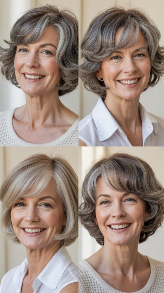 Soft Layered Bob with Volume