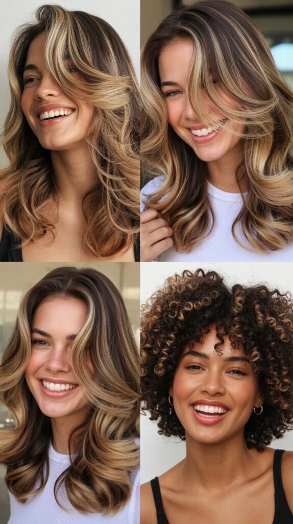 Toasted Almond Blonde Highlights