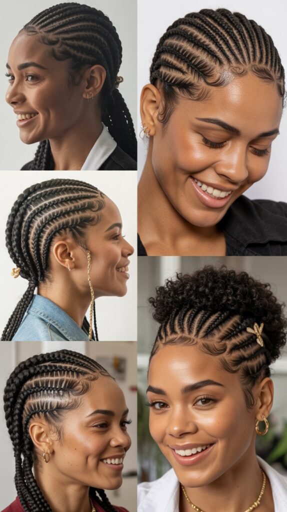 Mohawk Cornrow Style