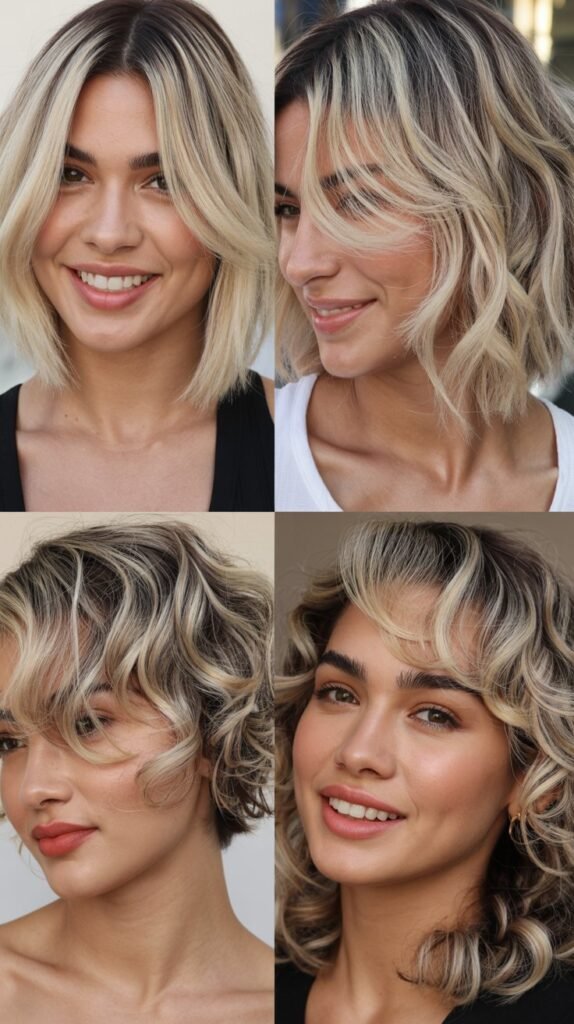 Platinum Blonde Peek-a-Boo Highlights with Internal Layers