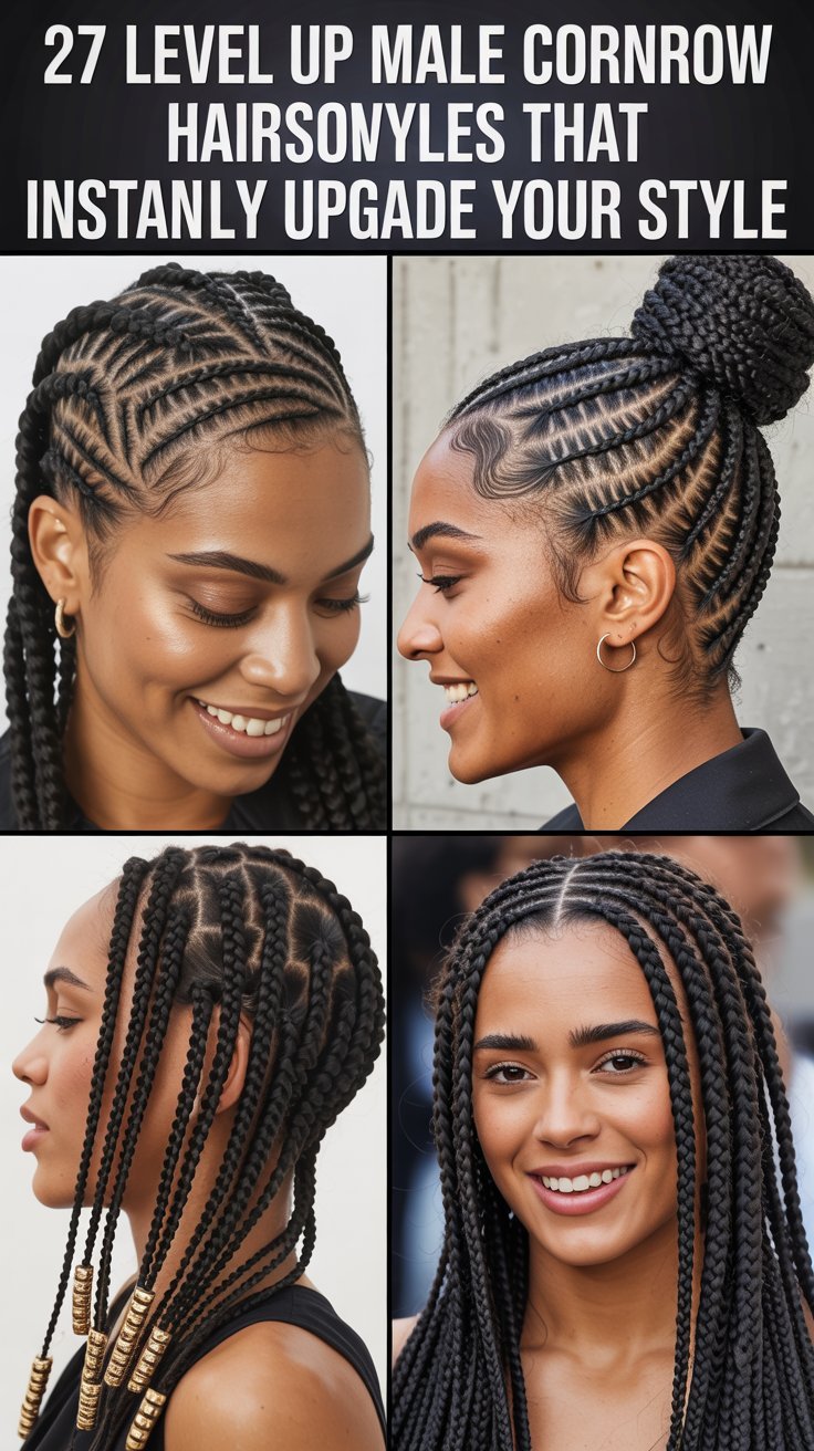 27 Level Up Male Cornrow Hairstyles That Instantly Upgrade Your Style