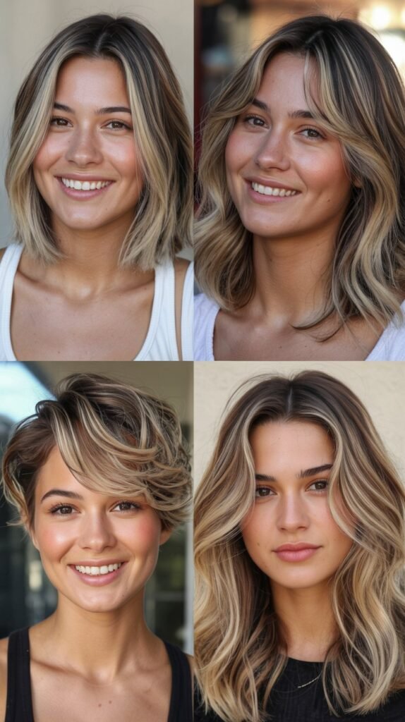 Ash Blonde Highlights with Cool Undertones