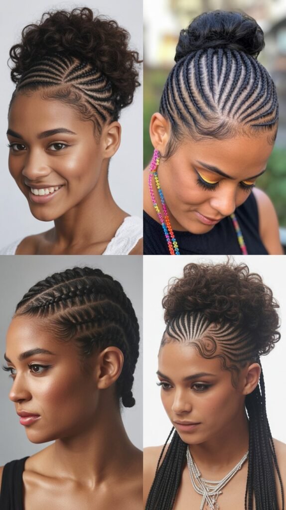  Cornrow Mohawk