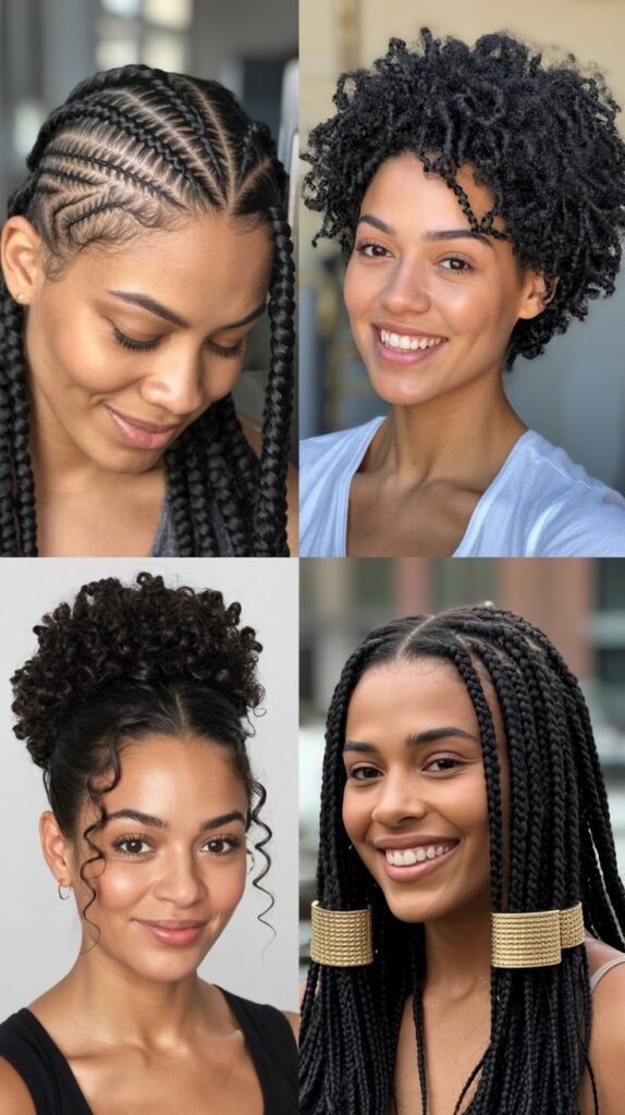 Zigzag Feed-In Cornrows