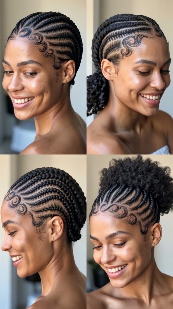 S-Curve Cornrows