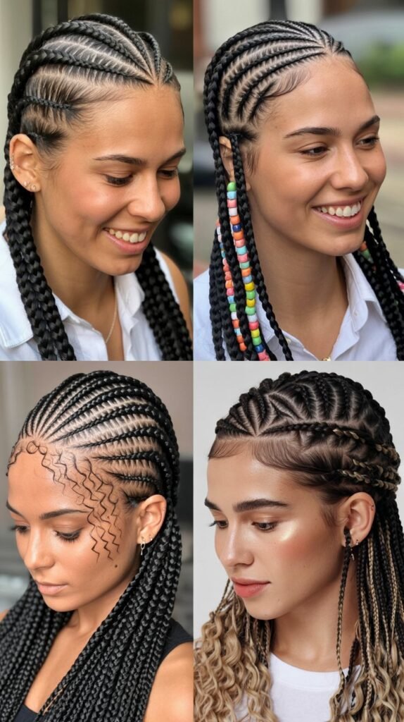 Diagonal Cornrows