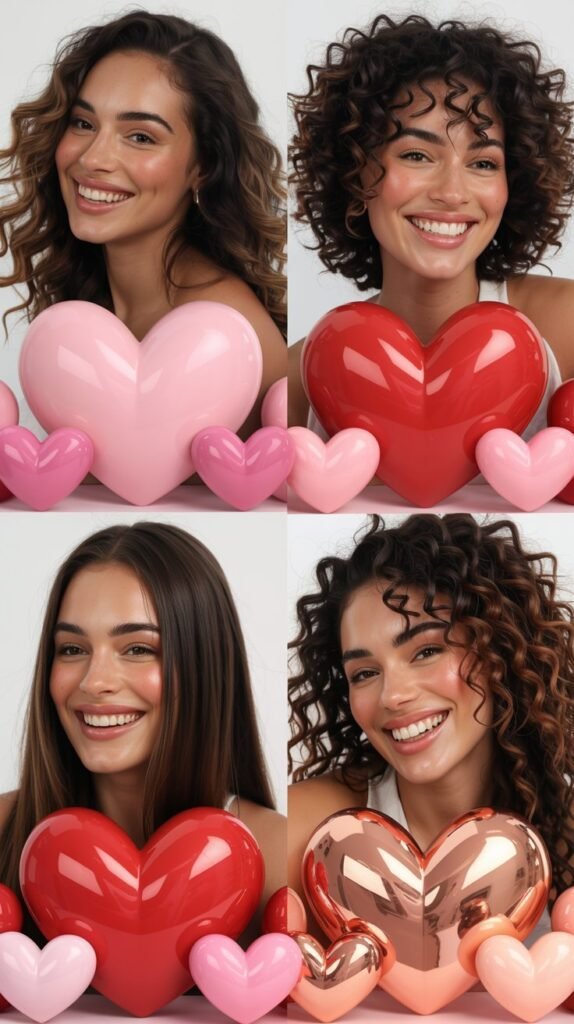 3D Heart Pop-Out Effect