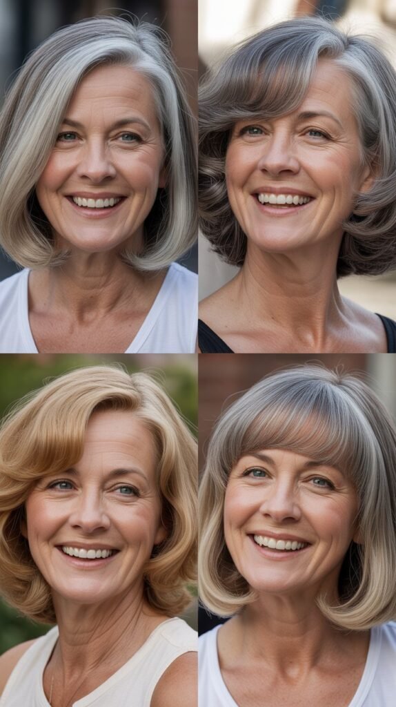 Rounded Bob with Curved Ends