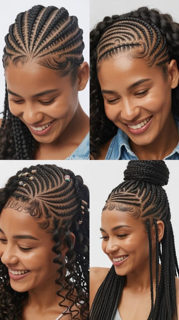 Zigzag Pattern Cornrows