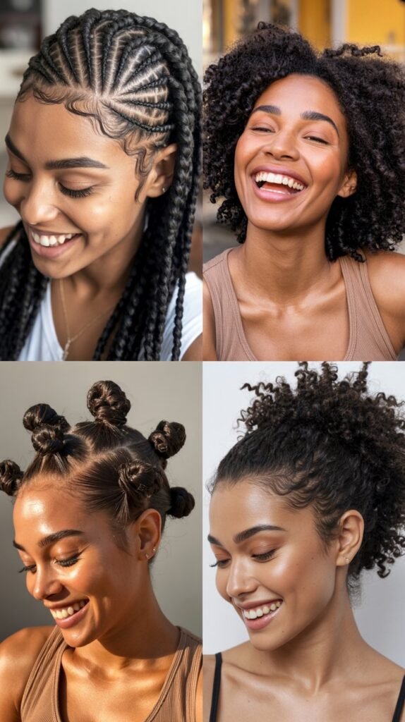 Zig-Zag Pattern Cornrows