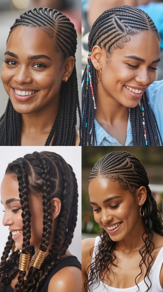 Cornrows with Extensions