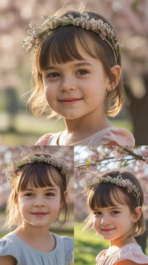 Wispy Bangs with a Headband