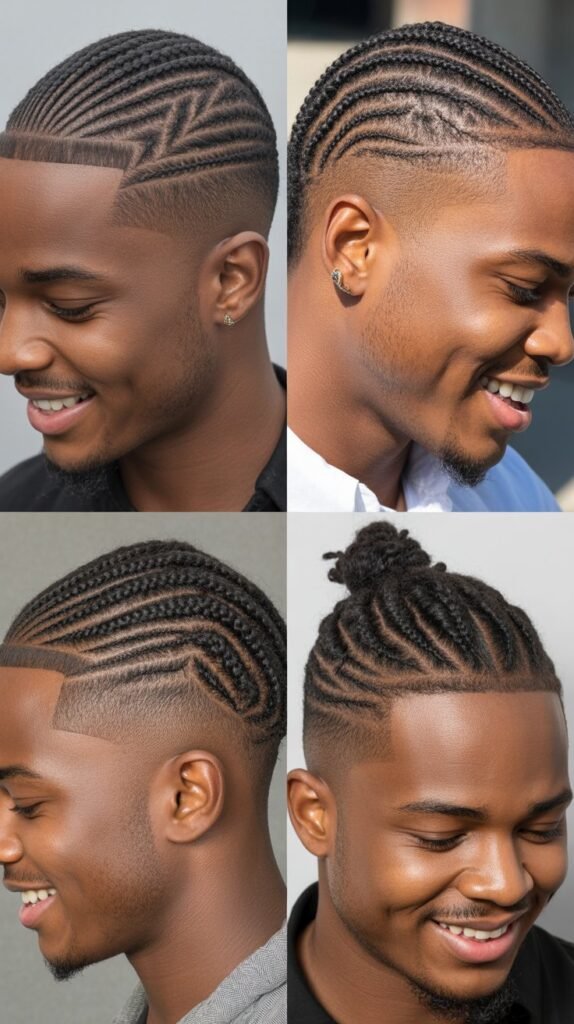 Cornrows with Undercut