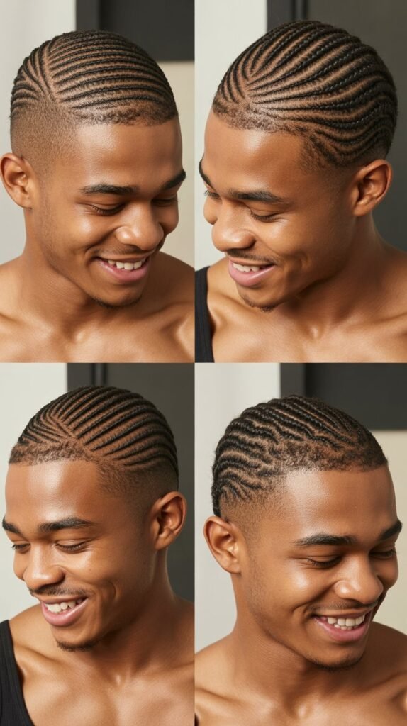 Micro Cornrows for Short Hair