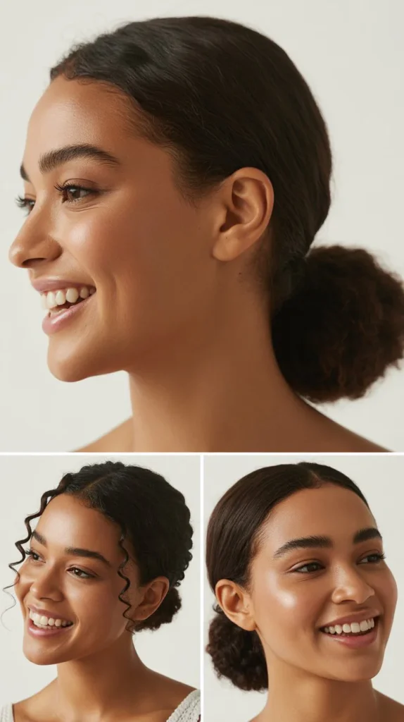  Sleek Low Ponytail