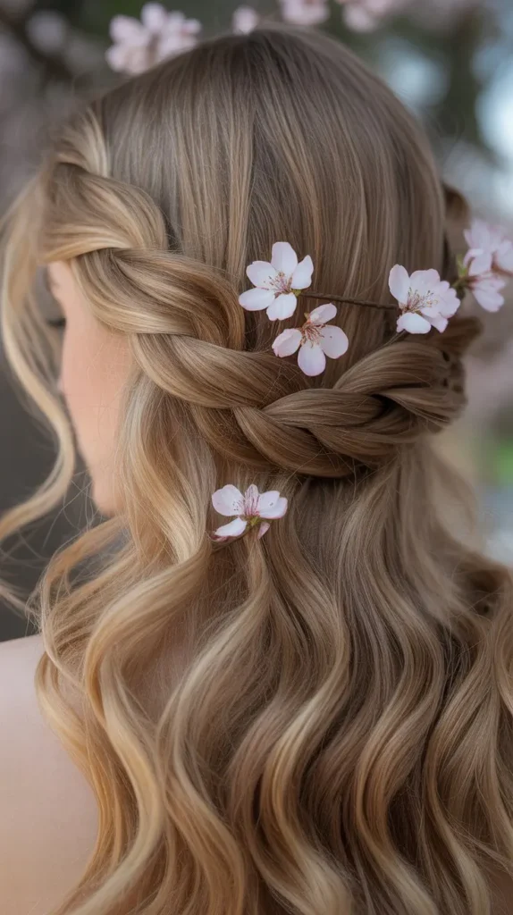 🌸 Twisted Side Sections with Flowing Middle