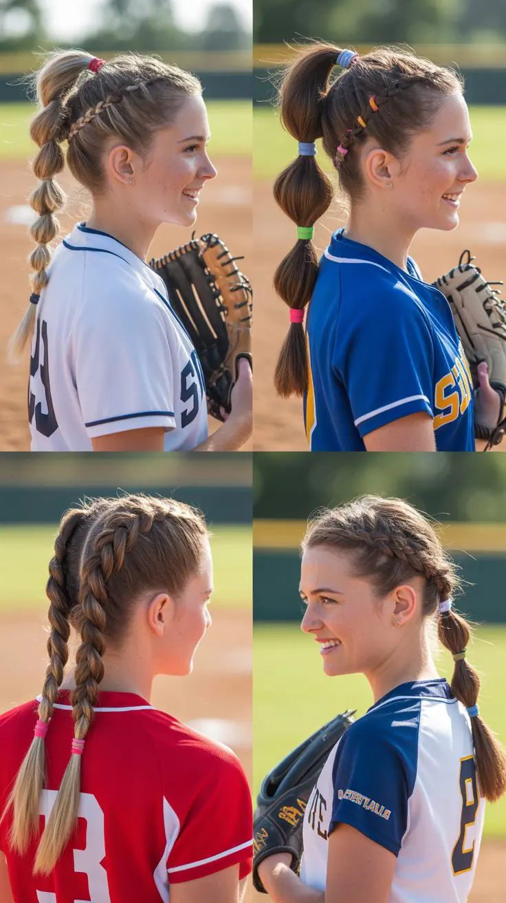 33 Easy Softball Hairstyles for Busy Mornings