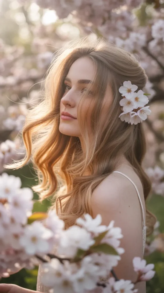 Dreamy Spring Hairstyles for Long Hair
