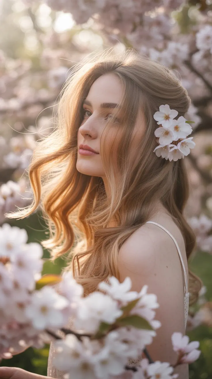 Dreamy Spring Hairstyles for Long Hair