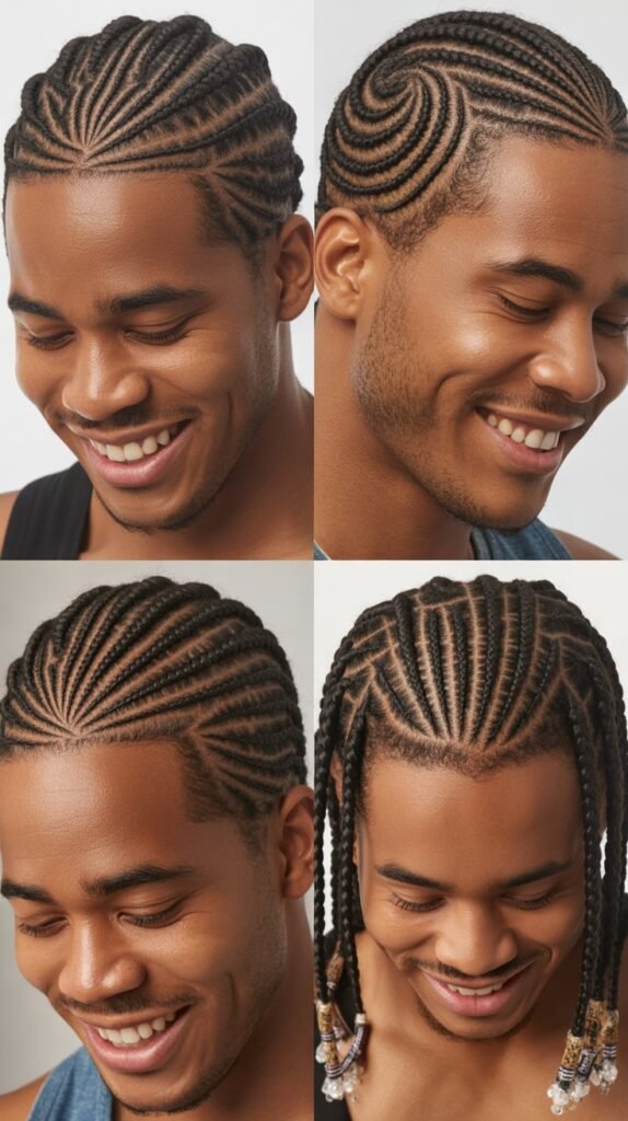 Intricate Cornrow Patterns