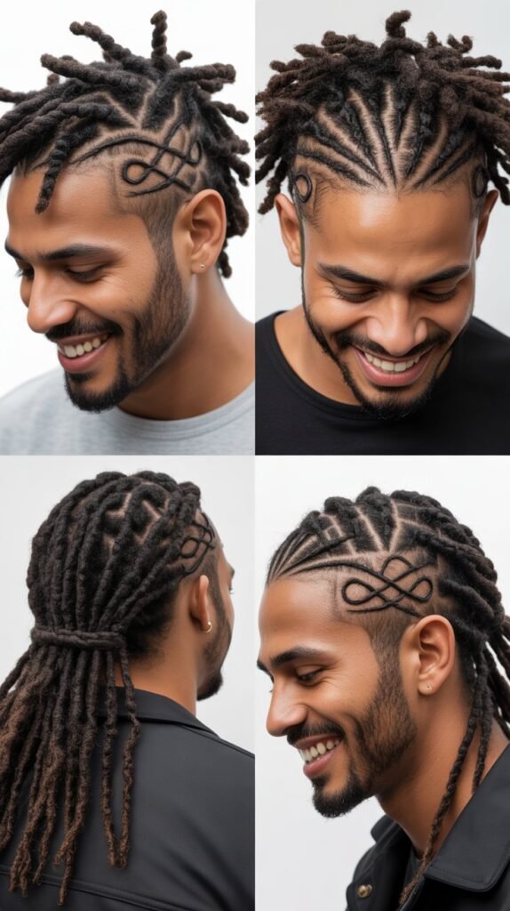 Infinity Symbol Cornrow Design