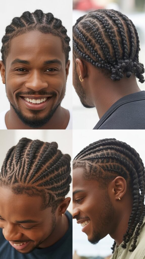 Cornrows with Twists
