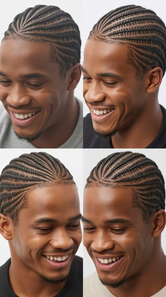 Zig-Zag Cornrow Pattern