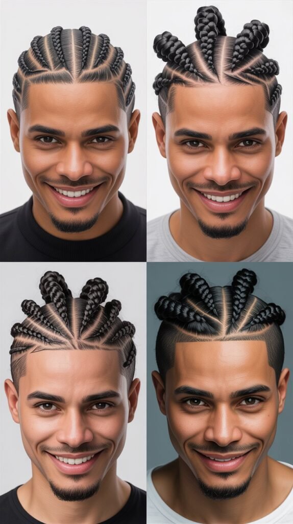 Freestyle Artistic Cornrow Sculpture