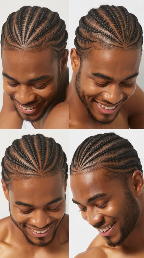 Herringbone Cornrow Pattern