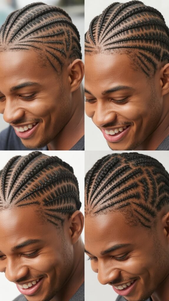 Zig-Zag Pattern Cornrows