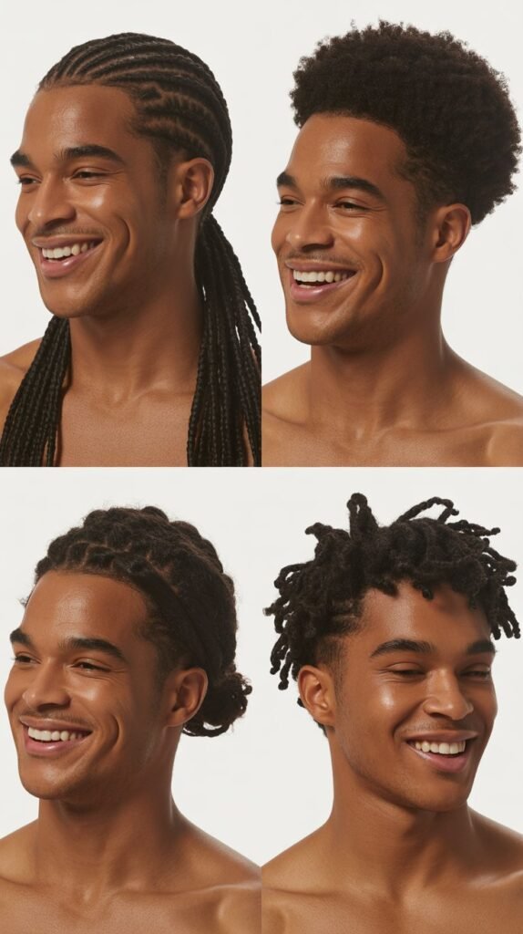 Cornrows with Ponytail