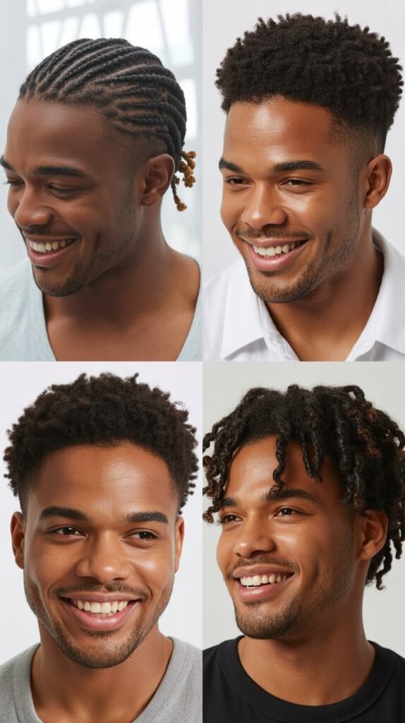 Cornrows with Twisted Ends