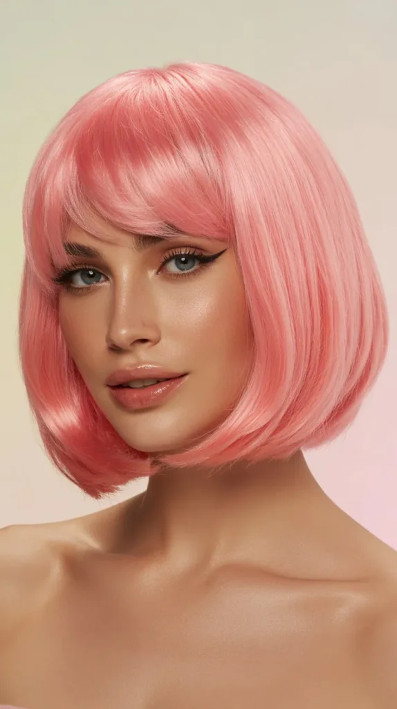 27 Flirty Pink Wig Bob Hairstyles That Turn Heads 27 Flirty Pink Wig Bob Hairstyles That Turn Heads