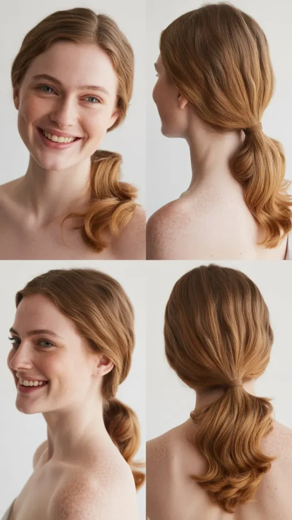Cascading Side Ponytail
