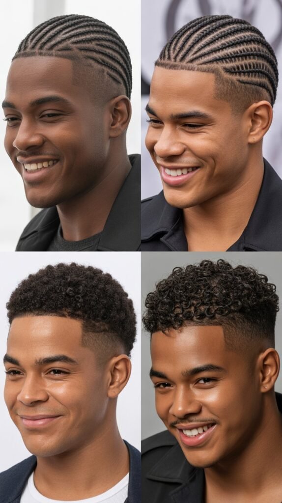 Cornrow Undercut With Textured Top