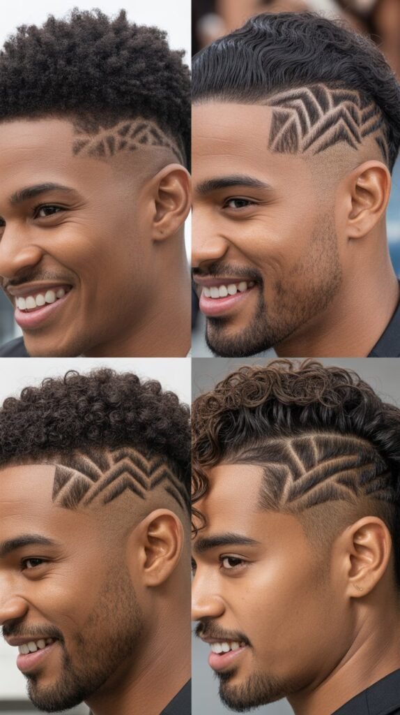 Zigzag Undercut Contrast