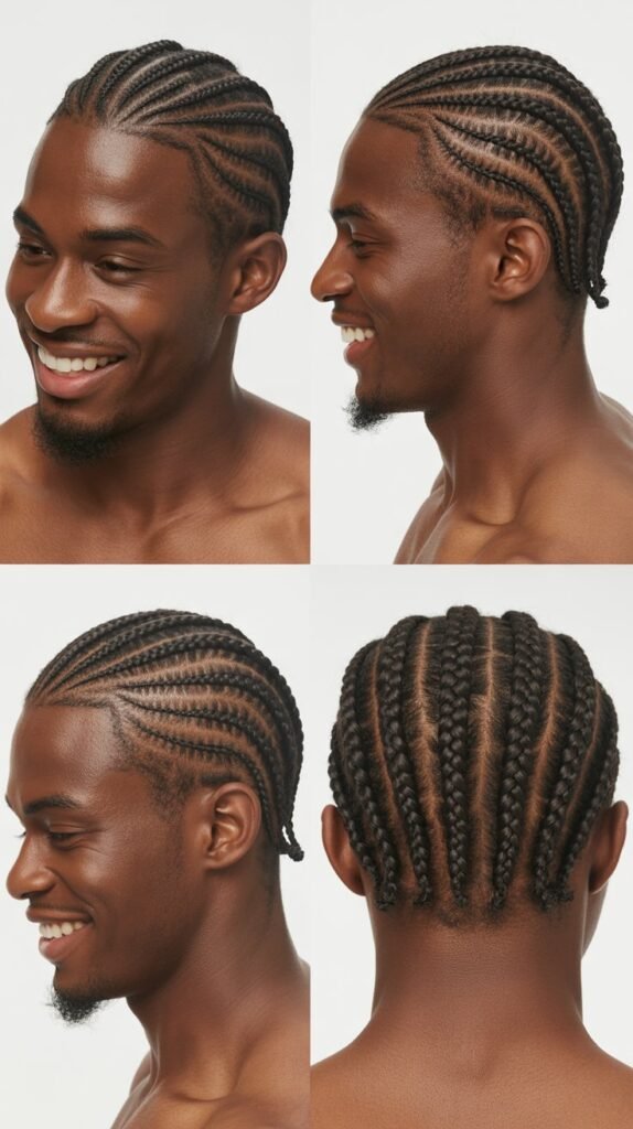 Forward-Direction Cornrows