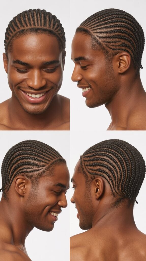 Micro Cornrows Full Coverage