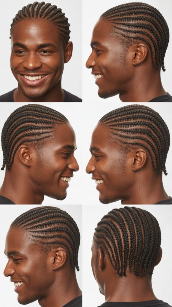  Horizontal Across Cornrows