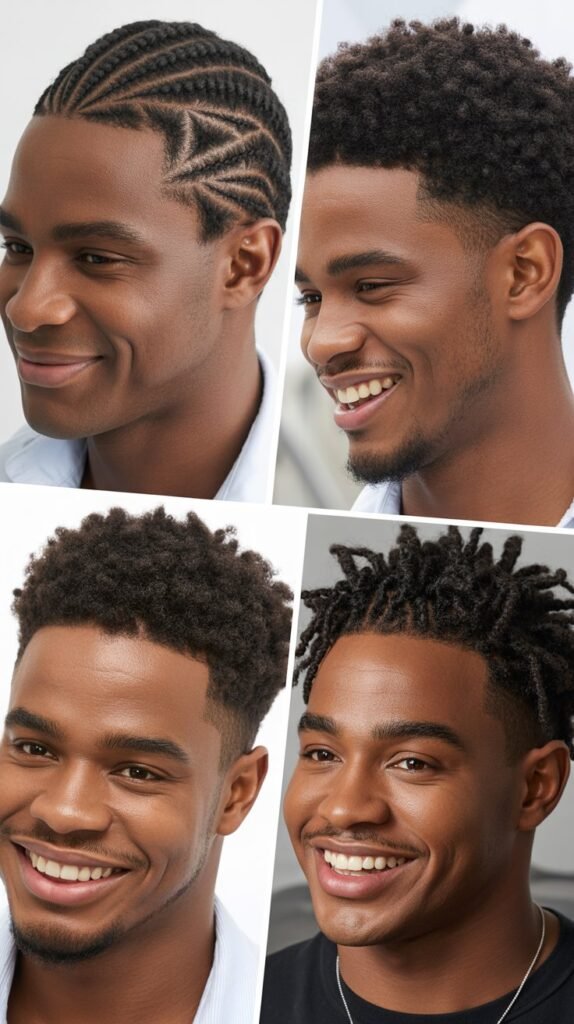 Triangle-Part Cornrows