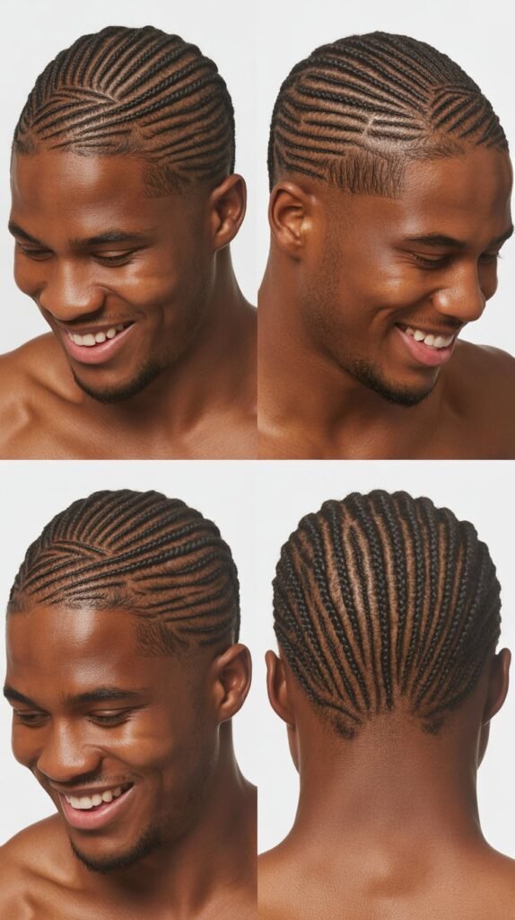 Multi-Directional Cornrow Maze