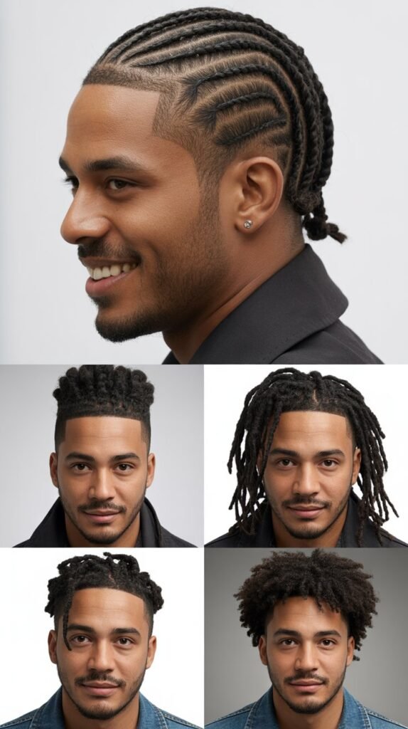 Asymmetrical Cornrows