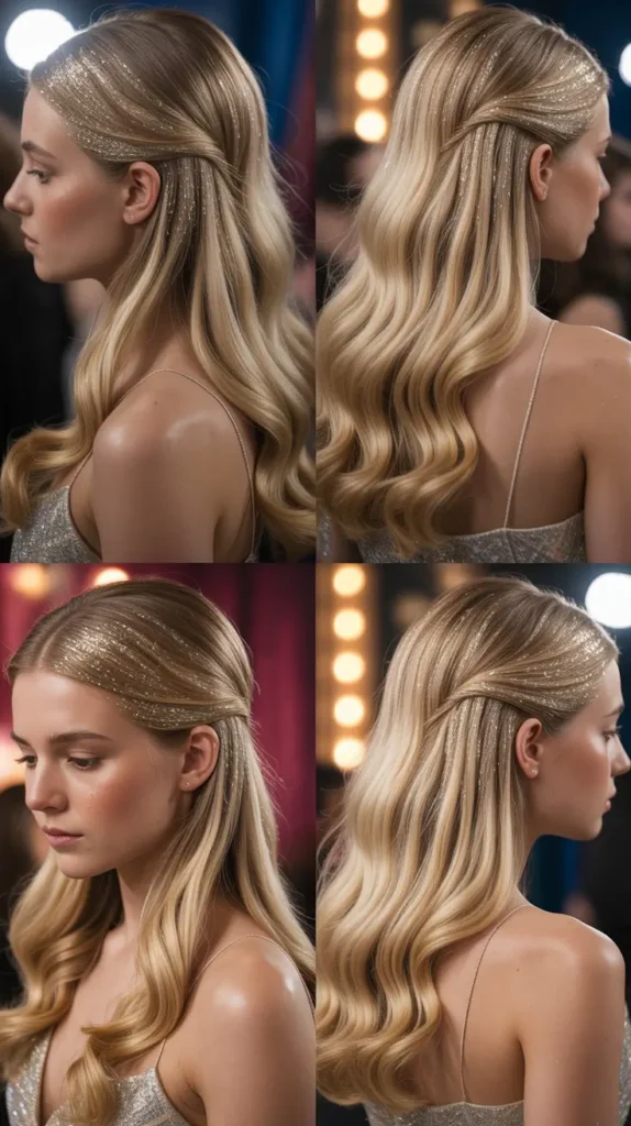 Glitter Roots with Waves