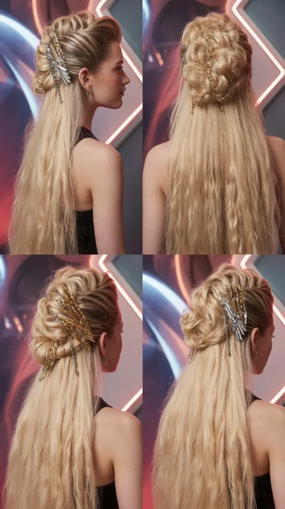 Crimped Texture Updo