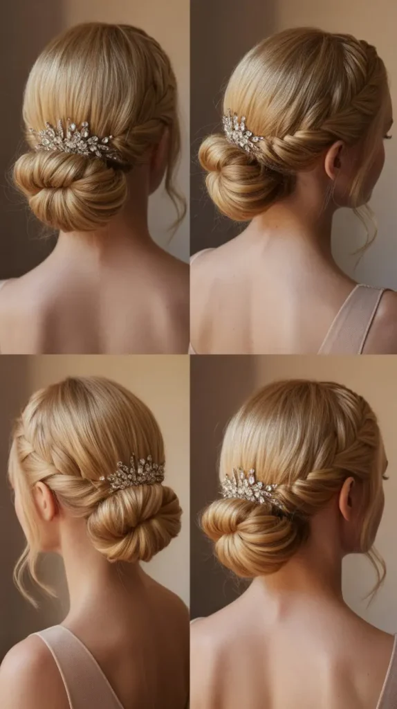 Low Braided Bun