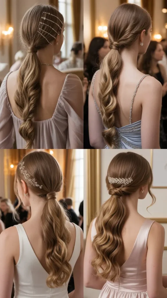 Half-Up Half-Down Ponytail