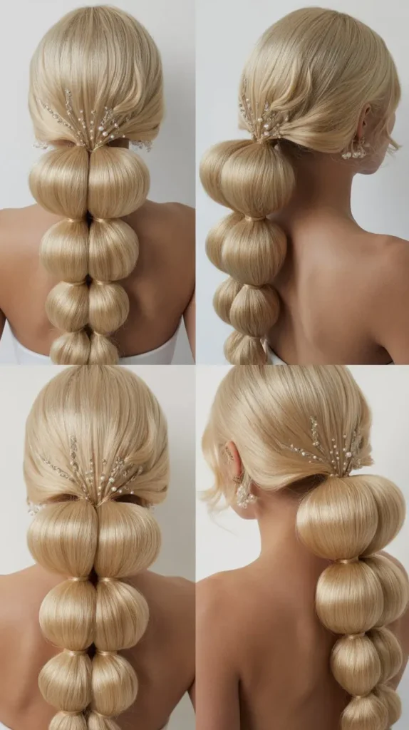 Bubble Braid Ponytail