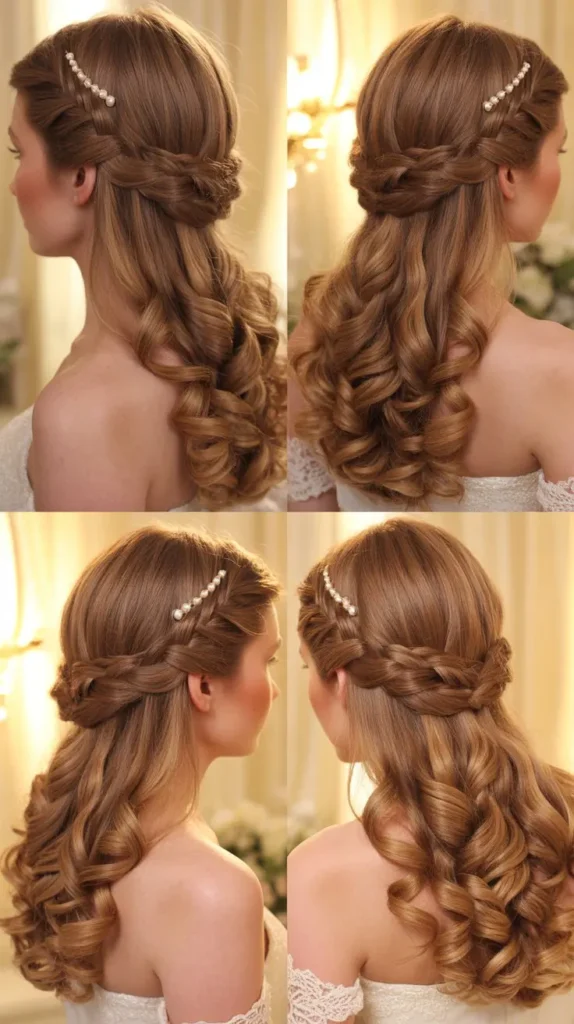 Twisted Rope Braid with Curls