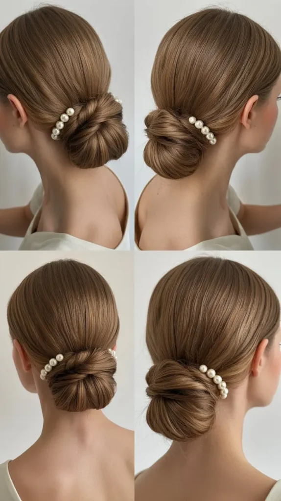 Sleek Low Chignon